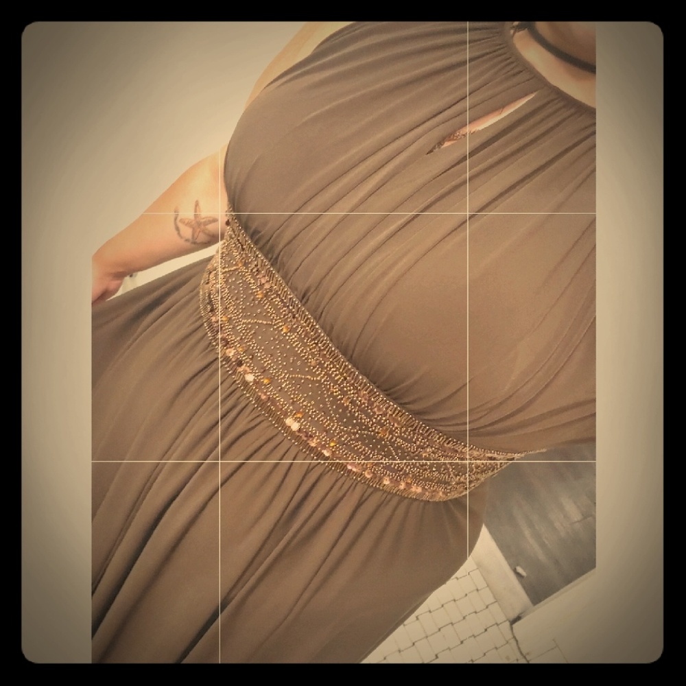 Beautiful Chocolate Gown NEVER WORN